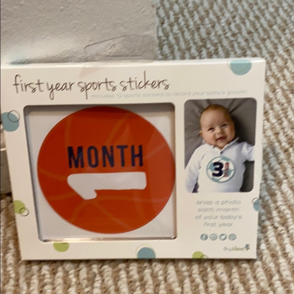 First year milestones baby first year stickers